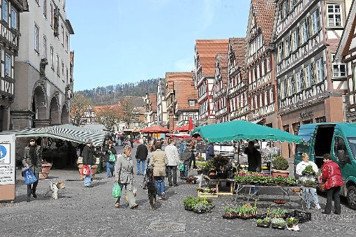 Wochenmarkt Calw, Marktplatz